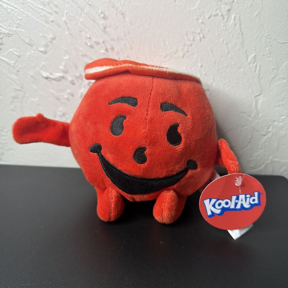 NWT Kool Aid Man 6” Plush Stuffed Red Doll Collectible Advertising Fiesta 2024